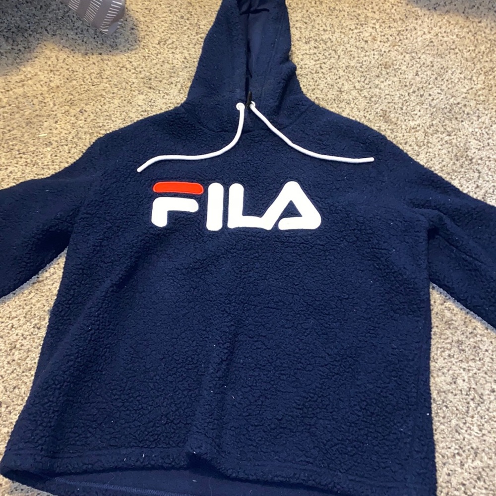 Fila fuzzy hoodie